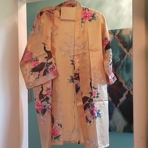 Women's silk robe